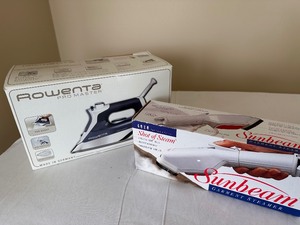 lot 206 image: Rowenta Pro Master Iron and Sunbeam Steamer