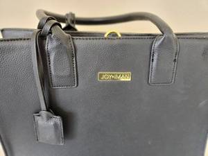 lot 38 image: Joy Iman Black Handbag Purse