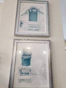 lot 48 image: Two Framed Art Pieces