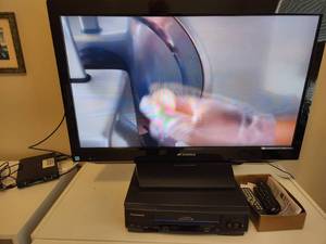 lot 125 image: TV and VCR