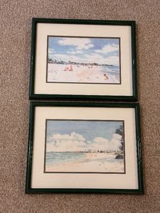 lot 94 image: Two Framed Wall Art Pieces