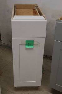 lot 216 image: Hampton Bay Cabinet 1-door1-drawer 12x24-12x34-12 (New)