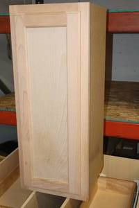 lot 232 image: Hampton Bay Wall-Mount Cabinet 1-door 12x12x30 (New)