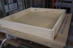lot 258 image: Wood Slide-Out Cabinet Drawer 22-34x21-14x3