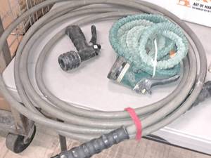 lot 579 image: Lot of (2) Water Hoses and Sprayers
