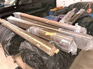 lot 204A image: Lot of (4 Bundles) Door Jambs and Trim Boards