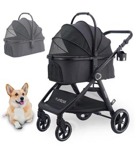 lot 71 image: Tango Pet Stroller, 3 in 1 Dog Stroller for Small Medium Dogs Cats Stroller