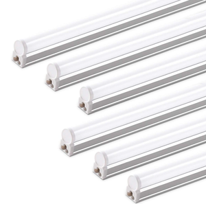 lot 119 image: LOT OF 6 Barrina LED T5 Integrated Single Fixture, 4FT, 2200lm, 6500K Super Bright White