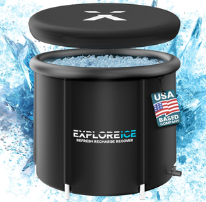 lot 128 image: Explore Ice Bath Tub for Athletes USA OWNED BUSINESS - Extra Large Cold Tub,
