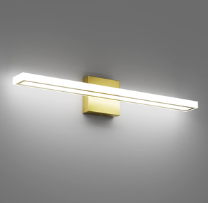 lot 171 image: Ralbay Gold Vanity Light Fixtures