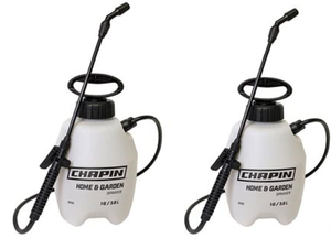 lot 177 image: LOT OF 2 Chapin 16109 1-Gallon Home and Garden Sprayer, Translucent