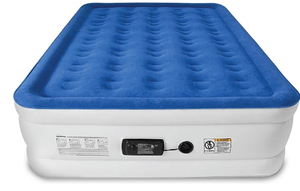 lot 253 image: QUEEN Size SoundAsleep Dream Series Luxury Air Mattress with ComfortCoil Technology & Built-in High Capacity Pump