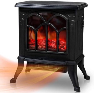 lot 254 image: LifePlus Electric Fireplace Heater, Freestanding Stove Heater