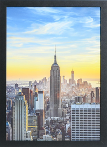 lot 282 image: Frame Amo 14x20 Black Modern Picture or Poster Frame
