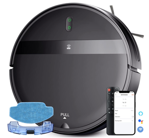 lot 401 image: Robot Vacuum and Mop Combo, WiFiAppAlexa, 2 in 1 Robot Vacuum Cleaner with Tangle-Free Cyclone Suction