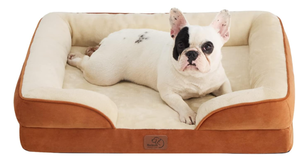 lot 406 image: Bedsure Orthopedic Dog Bed for Medium Dogs