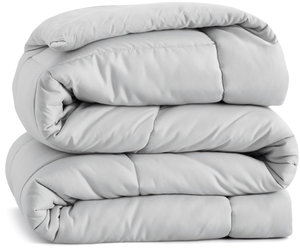 lot 433 image: Bedsure Duvet Insert Queen Comforter Light Grey