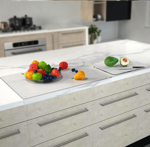 lot 434 image: CREHNIL Clear Acrylic Cutting Boards For Kitchen Counter