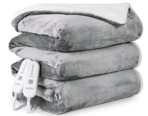 lot 211 image: CAROMIO Electric Blanket Queen Size 84 x 90