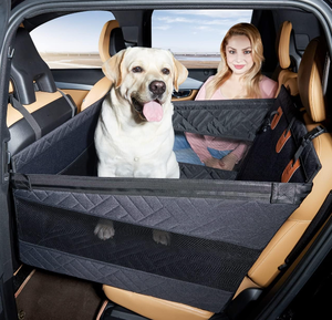 lot 307 image: Dog Car Seat Car SUV Truck(Black-L) Measures 28.7L x 22W x 21.5H