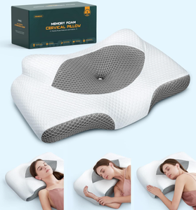 lot 325 image: Adjustable Neck Pillows for Pain Relief Sleeping