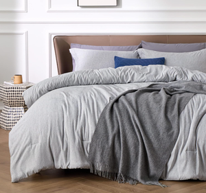 lot 352 image: Bedsure King Comforter Set - Grey