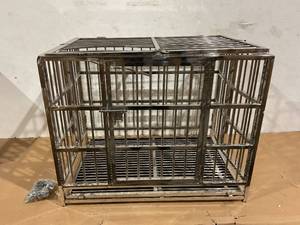 lot 183 image: Confote Heavy Duty Stainless Steel Dog Cage High