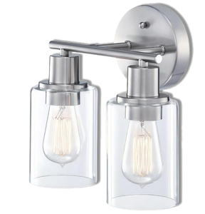 lot 372 image: 2-Light Bathroom Vanity Light