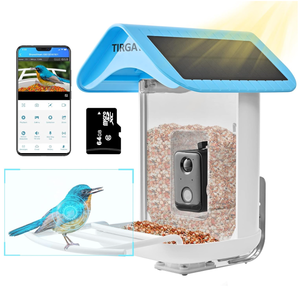 lot 30 image: Smart Bird Feeder with Camera Dual Solar Powered