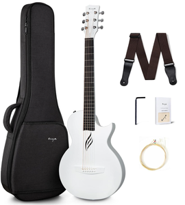 lot 31 image: Enya Nova Go Carbon Fiber Acoustic Guitar 12 Size
