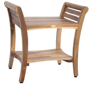 lot 40 image: EcoDecors Symmetry -Shower -Bench, Natural