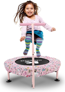lot 98 image: KENSONE 36 Mini Trampoline for Kids, Indoor Small Recreational Trampoline