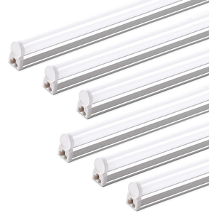 lot 382 image: LOT OF 6 Barrina LED T5 Shop Light 3FT, 6500K (Super Bright White)