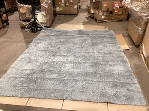 lot 558 image: Grey Fur Area Rug