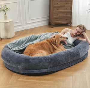 lot 65 image: Human Dog Bed for People Adults, Giant Dog Bed for Humans