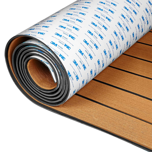 lot 392 image: OCEANBROAD EVA Foam Boat Flooring with 3M Adhesive Backing Marine Self-Adhesive Decking