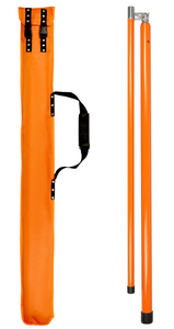 lot 394 image: QWORK Load Height Measuring Stick - Professional Grade Tool for Safe and Accurate Truck Load Transportation - Up to 15 ft Length