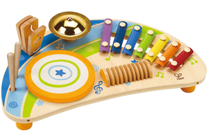 lot 479 image: Award Winning Hape Mighty Mini Band Wooden Percussion Instrument