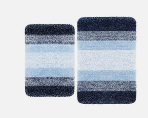 lot 495 image: LOT OF 2 Arotive Microfiber Bathroom Rugs