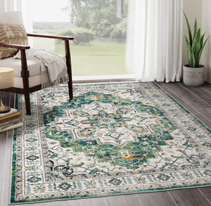 lot 500 image: WashableRug Area Rugs,Stain Resistant Rugs for Living Room,Bedroom