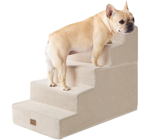 lot 514 image: EHEYCIGA Dog Stairs for High Bed, 5-Step Dog Steps for Bed
