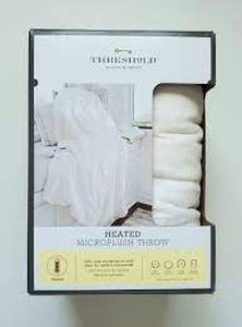 Threshold Heated Microplush Throw Blanket 50 x 60 6 Settings Machine Washable