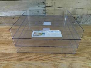 Set of 3 12 x 12 x 2 All Purpose Storage Tray - Brightroom