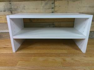 24 2 Tier Shoe Shelf-White