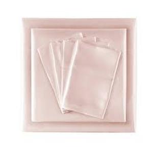 Satin Luxury Sheet Set-Full-Blush