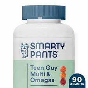 SmartyPants Teen Guy Multi & Omega 3 Fish Oil Gummy Vitamins with D3, C & B12 - 90 ct