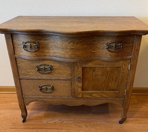 Vintage Oak CommodeSmall Dresser