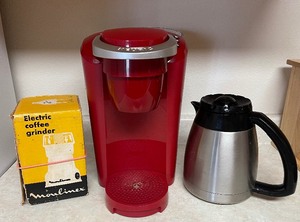 Keurig Coffee Maker, thermal carafe and grinder