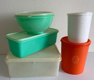 Vintage Tupperware Lot 5 pc