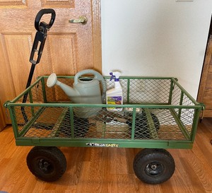 Metal Heavy Duty Gorilla Cart and garden supplies